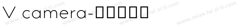 V camera字体转换